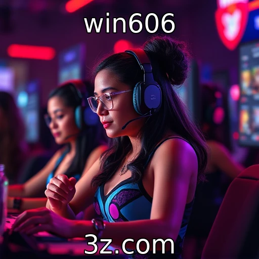 Participação feminina na indústria de jogos - win606